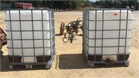 Lot of 2 300gal Poly Tanks