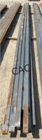 Lot of 23 - 17ga 1"x2"x22' Square Tubing