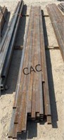 Lot of 40 - 14ga 1"x1 1/2"x20' Square Tubing