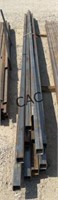 Lot of 13 - 11ga 2"x2"x19' Square Tubing