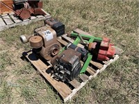 2 Gas Powered Engines, Rolling Frame, Tractor PTO