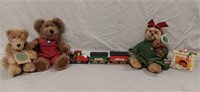 Boyds Bears, Bearington Bear, Ceramic Train