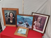 Native American Framed Prints