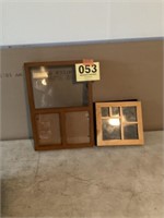 2 wooden picture frames