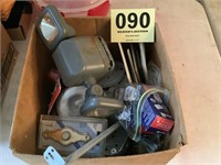 Box lot of electrical hardware