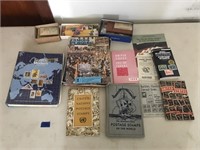 Box of Stamps, Retro Envelopes, Stamp Books Etc