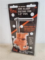 Pony Pipe Clamp 1/2 pipe