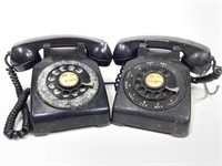 2 Vintage Rotary Phones