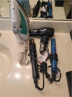 Estate lot of hair dryer and straighteners
