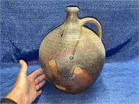 Lrg handmade stoneware jug