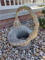 Outdoor decorative yard basket