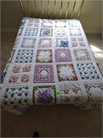 Queen size, handmade quilt