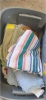 Lot of towels rags