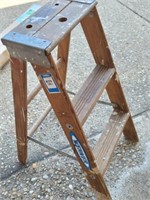 Wooden Foldable Step Ladder