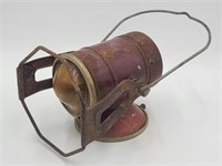 Antique Ecolite RailRoad Conductors Lamp
