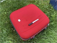 SMALL RED SUITCASE