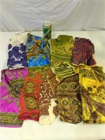 LOT OF VINTAGE SILK HANKERCHIEF