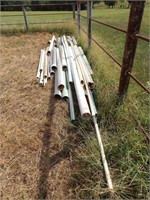 PVC PIPE-VARIOUS LENGTHS; DIA. FROM .5" TO 6"