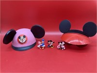 Vintage, Disney Mouseketeers hat and visor plus