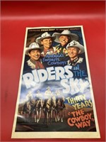 Autographed poster, America’s favorite Cowboys