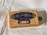 (50 Count) .32 Cal Colt Auto Vintage Ammo