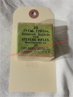 Sealed Vintage Box (25 count) .28 Cal 120 Grain