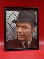 1976 autographed Frank Sinatra inscribed, framed