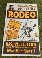 Vintage Loretta Lynn show announcement poster