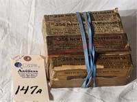 4 Boxes Vintage .256 Newton Cartridges w/orig.