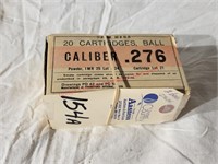 2 Vintage Boxes 20 count- .276 Cal Ball