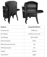 $900  CAMP CHEF XXL PRO VERTICAL SMOKER PGSBXXL PG