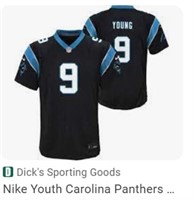 $90 Nike Youth Carolina Panthers Bryce Young #9 Bl