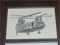 Jim Stovall CH-47D Chinook Signed Print