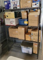 4-Tier Metal Shelving Unit, rack only