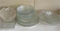 Assorted Decorative Glass Bowls & Plates