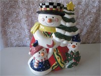 9" Believe In The North Pole Cookie Jar