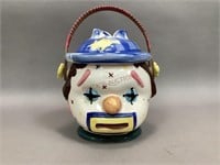 Vintage Lipper Mann Sad Clown Cookie Jar