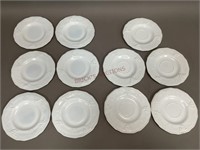 Colony Harvest Milk Glass Saucers and Plates