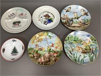Assorted Decorative Plates and Bowl