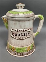 Treasure Craft Floral Coffee Pot Cookie Jar