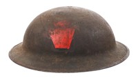 WWI US AEF 28th / 35th ID M1917 COMBAT HELMET