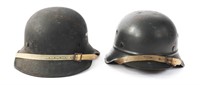 WWII GERMAN LUFTSCHUTZ BEADED M42 & M44 HELMETS