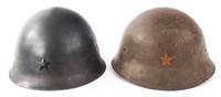 WWII IMPERIAL JAPANESE ARMY TYPE 90 COMBAT HELMETS