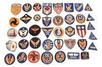 WWII US ARMY AIR FORCES PATCH LOT OF 40