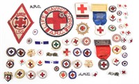 WWI - WWII AMERICAN RED CROSS INSIGNIA LOT
