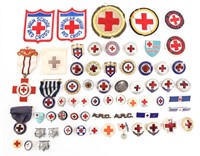 WWI - WWII AMERICAN RED CROSS INSIGNIA LOT