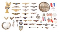 WWII - MODERN ERA US HOMEFRONT PINS & WINGS LOT