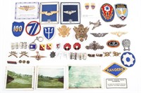 WWII - VIETNAM WAR US INSIGNIA / PATCH LOT