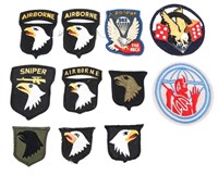 COLD WAR US ARMY 101ST AIRBORNE PATCH LOT OF 11