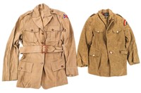 WWII US ARMY WADCA & 42nd INF DIVISION TUNICS